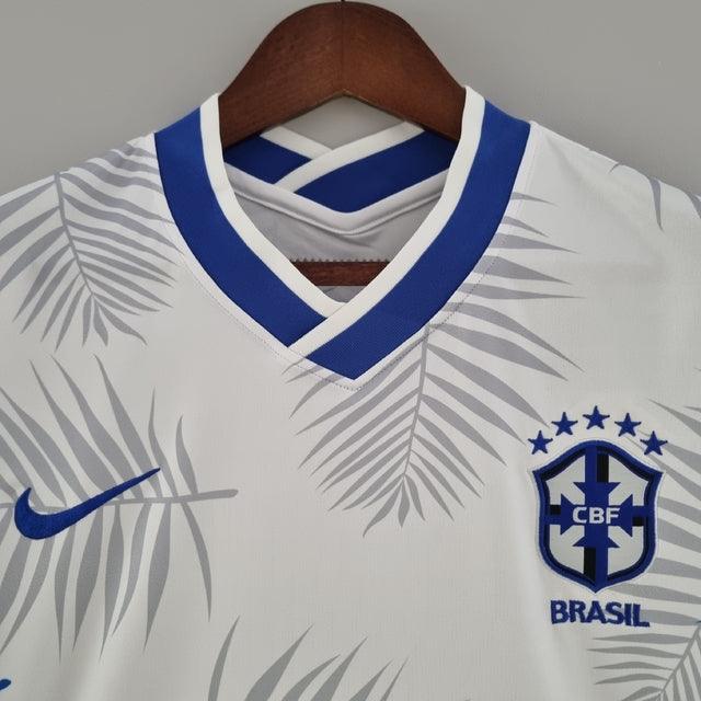 Camisa Seleção Brasil Fourth 2022 Nike - Branco - Conceito Floresta Amazônica - Loja da Seven Oficial