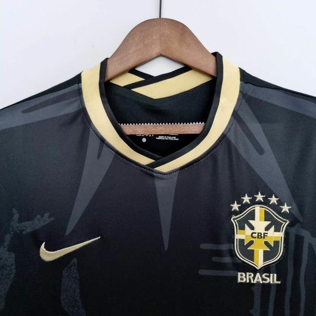 Camisa Seleção Brasil Fourth 2022 Nike - Preto - Conceito Nordeste - Loja da Seven Oficial