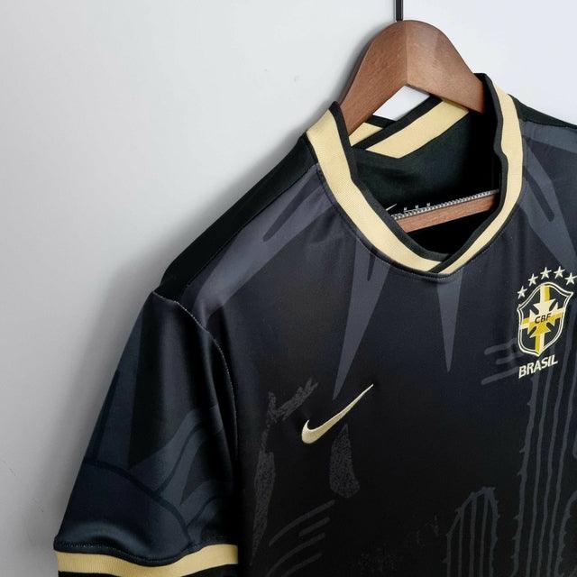 Camisa Seleção Brasil Fourth 2022 Nike - Preto - Conceito Nordeste - Loja da Seven Oficial