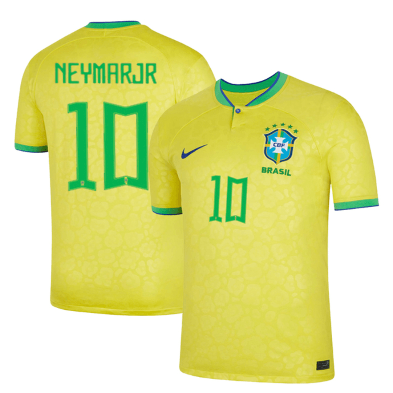 Camisa Seleção Brasil I 22/23 Nike - Amarelo - Neymar Jr #10