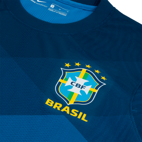 Camisa Seleção Brasil II 21/22 Nike - Azul - Loja da Seven Oficial