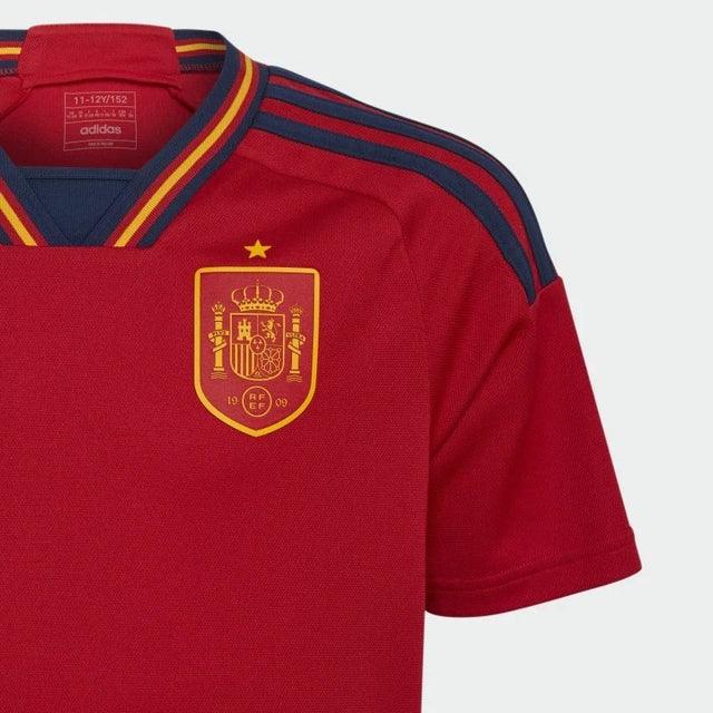 Camisa Seleção Espanha I 2022 Adidas - Vermelho - Loja da Seven Oficial