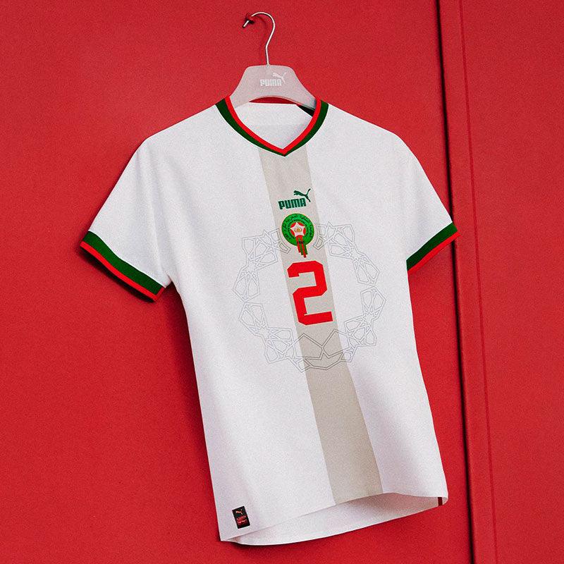 Camisa Seleção Marrocos II 2022 Puma - Branco - Loja da Seven Oficial