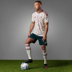 Camisa Seleção México II 2022 Adidas - Bege - Loja da Seven Oficial
