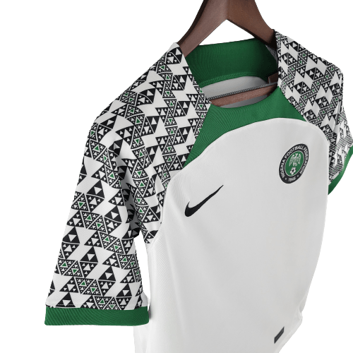 Camisa Seleção Nigéria I 2022 Nike - Branco - Loja da Seven Oficial