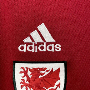 Camisa Seleção País de Gales I 2022 Adidas - Vermelho - Loja da Seven Oficial