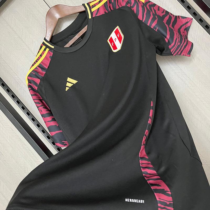 Camisa Seleção Peru I 24/25 Preta - Loja da Seven Oficial