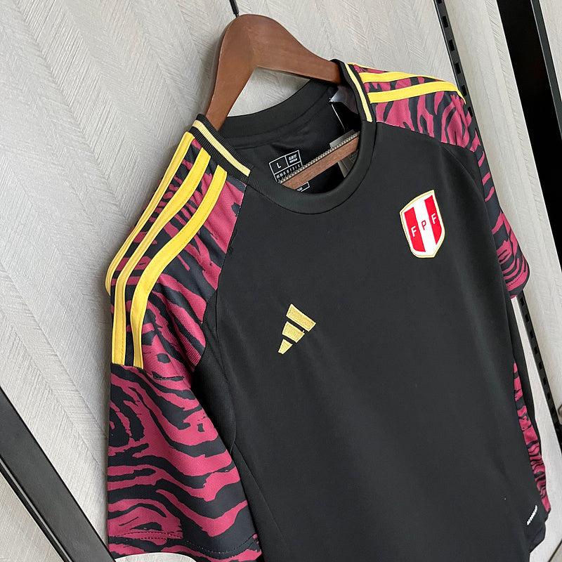 Camisa Seleção Peru I 24/25 Preta - Loja da Seven Oficial