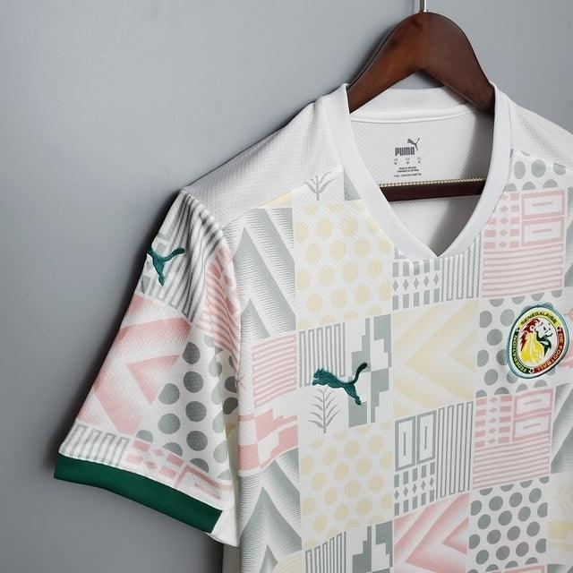 Camisa Seleção Senegal 20/21 Puma - Branco - Loja da Seven Oficial