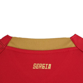 Camisa Seleção Sérvia I 2022 Puma - Vermelho - Loja da Seven Oficial