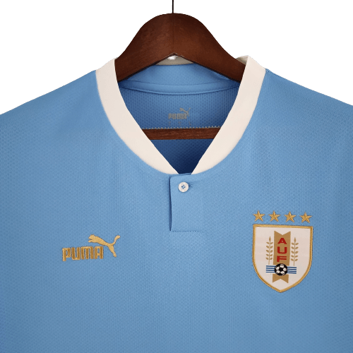 Camisa Seleção Uruguai I 22/23 Puma - Azul Celeste - Loja da Seven Oficial