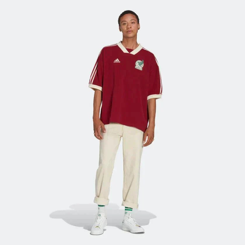Camisa Vintage Seleção México 2022 Adidas - Vermelha - Loja da Seven Oficial