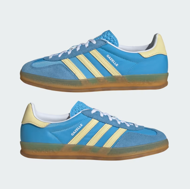 Adidas Gazelle Indoor "Blue Burst Yellow" Azul