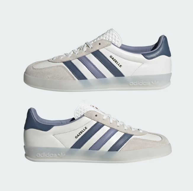 Adidas Gazelle Indoor "White Preloved Ink" Branco