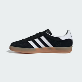 Adidas Gazelle Indoor "Black White Gum" Preto