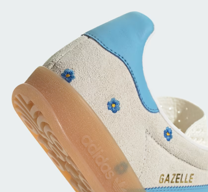 Adidas Gazelle Indoor "Light Blue Floral" Creme