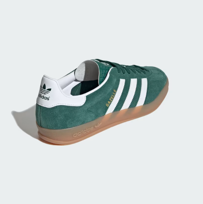 Adidas Gazelle Indoor "Collegiate Green Cloud White Gum" Verde
