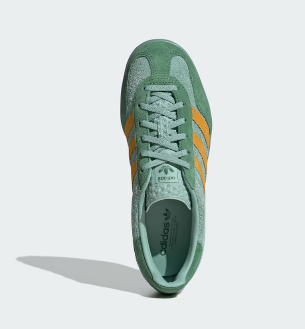 Adidas Gazelle "Hazy Green Crew Yellow" Verde
