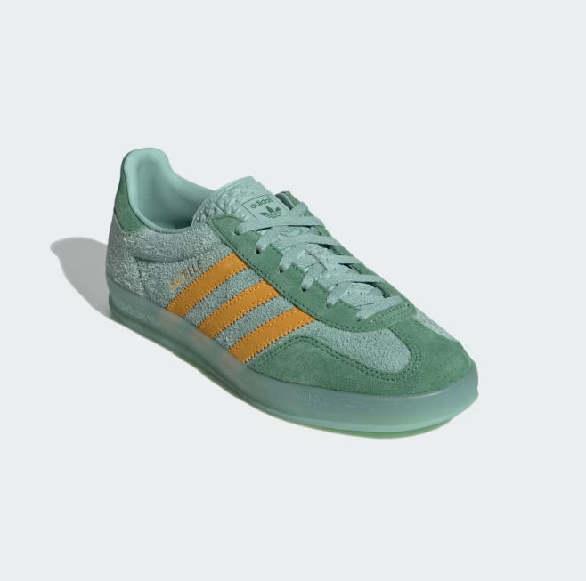Adidas Gazelle "Hazy Green Crew Yellow" Verde