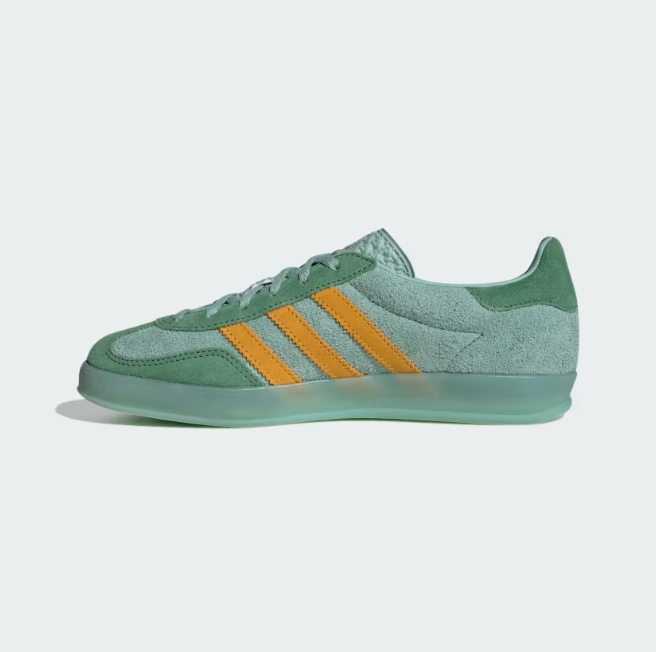 Adidas Gazelle "Hazy Green Crew Yellow" Verde