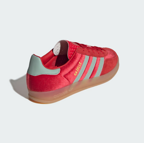 Adidas Gazelle Indoor "Better Scarlet Green Velvet" Vermelho