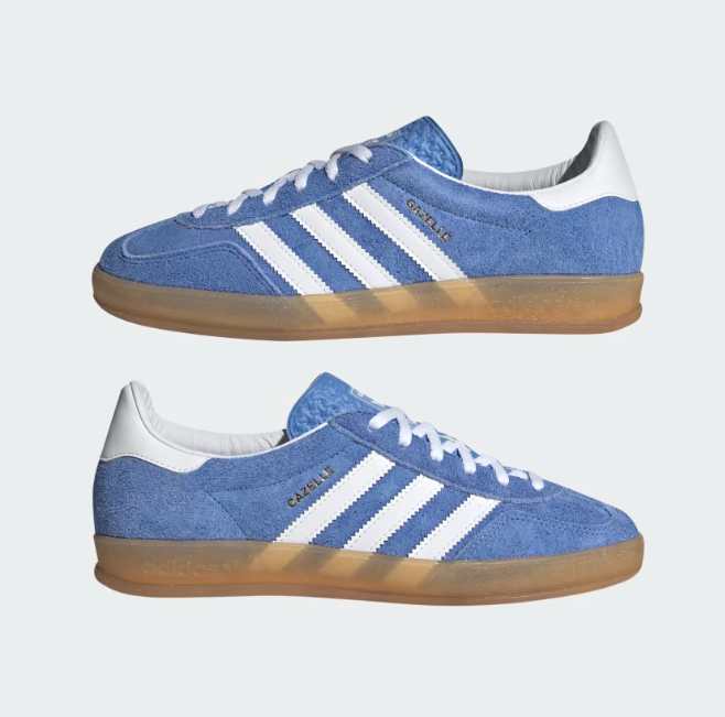 Adidas Gazelle Indoor "Blue Fusion Gum" Azul