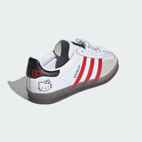 Adidas Gazelle Indoor x Hello Kitty "Anniversary Cloud White Red" Branco