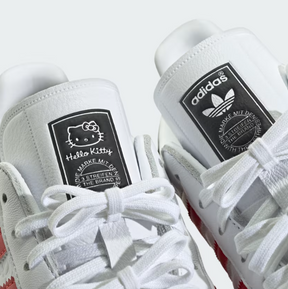 Adidas Gazelle Indoor x Hello Kitty "Anniversary Cloud White Red" Branco