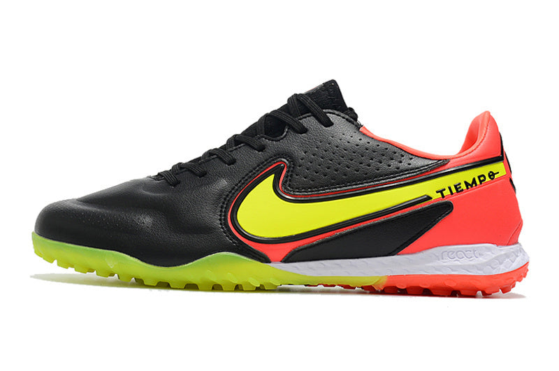 Chuteira Nike Tiempo 9 Pro Society - Preto/Laranja