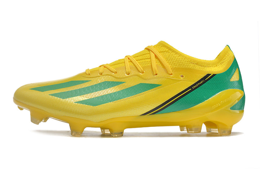 Chuteira Adidas X CrazyFast.1 FG - Amarelo/Verde