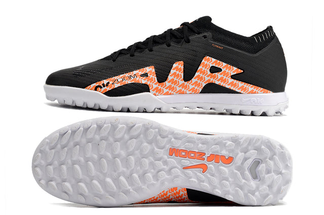 Chuteira Nike Mercurial Vapor Air Zoom 15 Elite Society - Preto/Laranja