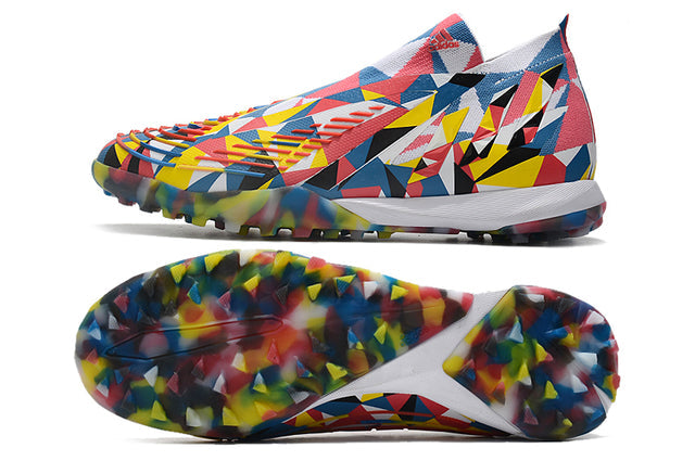 Chuteira Adidas Predator Edge+ Society TF "Geometric"
