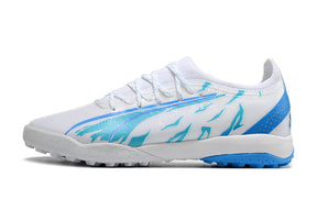Chuteira Puma Ultra Ultimate Society - Branco/Azul