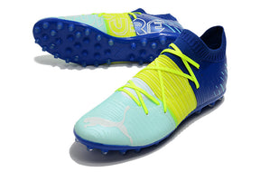 Chuteira Puma Future Z 1.1 MG - Azul/Amarelo