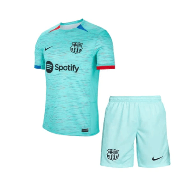 Kit Infantil Barcelona Third 23/24 - Azul