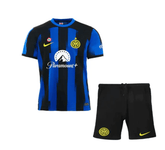 Kit Infantil Inter de Milão Home 23/24 - Azul e Preto