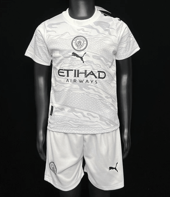 Kit Infantil Manchester City 23/24 - Dragão Chines