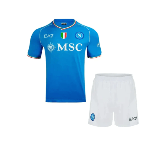 Kit Infantil Napoli Home 23/24 - Azul