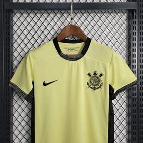 Conjunto Infantil Nike Corinthians III 2023/24 - Amarelo - Loja da Seven Oficial