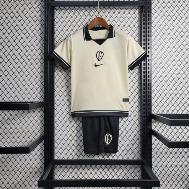 Kit Infantil Nike Corinthians IV 2023/24 - Creme