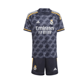 Kit Infantil Real Madrid Away 23/24 - Preto