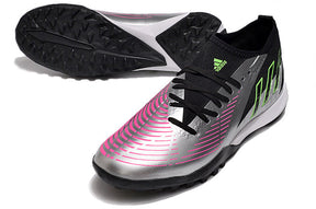 Chuteira Adidas Predator Edge.3 Society TF - Preto/Prata
