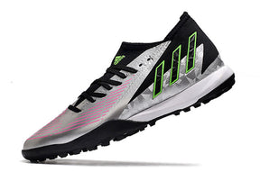 Chuteira Adidas Predator Edge.3 Society TF - Preto/Prata