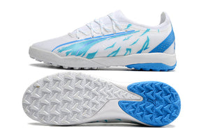 Chuteira Puma Ultra Ultimate Society - Branco/Azul