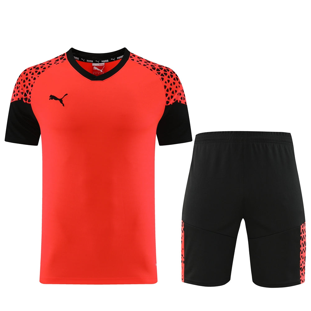Conjunto Puma Camisa e Bermuda Laranja