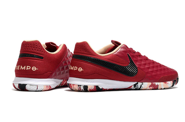 Chuteira Nike React Tiempo Legend 8 Pro Futsal IC - Vermelho/Preto