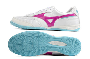 Chuteira Mizuno Morelia Sala Futsal - Branco/Rosa