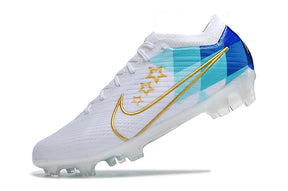 Chuteira Nike Air Zoom Mercurial Vapor 15 Elite FG - Branco/Azul