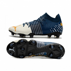 Chuteira Puma Future Z 1.1 Campo FG/AG - Branco/Azul