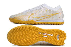 Chuteira Nike Mercurial Vapor 15 Elite Society - Branco/Dourado
